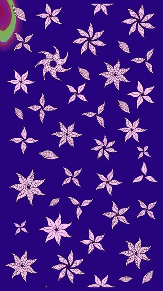 Çiçekli çiçek deseni, suluboya. Raster deseni. Küçük çiçekte güzel bir çiçek deseni..