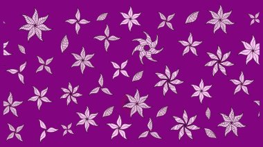 Chichi 'nin kumaş kalıbını çiz. Düz Çiçek Elementleri Tasarımı. Renkli Bahar Teması eskiz kalıbı. Çiçek deseni. Raster illüstrasyonu.