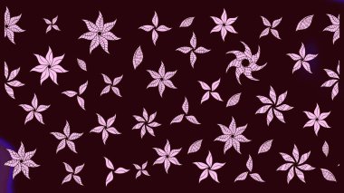 Modaya uygun kumaş deseni. Renkli Yaz Temalı eskiz kalıbı. Düz Çiçek Elementleri Tasarımı. Sevimli çiçek raster deseni.