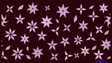 Renkli Bahar Teması eskiz kalıbı. Düz Çiçek Elementleri Tasarımı. Çiçek deseni. Raster çizimi. Güzel kumaş deseni..