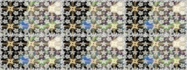 Raster deseni. Küçük çiçekte güzel bir çiçek deseni var. Çiçekli, suluboya desenli kusursuz çiçek deseni.