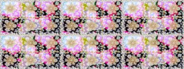 Geleneksel klasik altın desen. Altın elementlerle nötr renklerde altın desen. Raster oryantal süs. Barok tarzında kusursuz bir doğulu süsü..