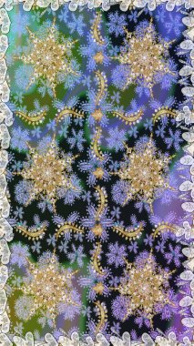 Kusursuz raster arka plan. Kusursuz çiçek deseni. Duvar kâğıdı barok, İspanyol kumaşı. Gri renklerde grafiksel, modern, pürüzsüz desen.