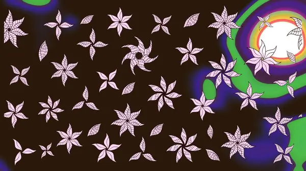 Dekorasyon ve tasarım için güzel bir desen. Çiçeğin suluboya çizimlerinin mükemmel deseni. Moda baskısı. Eski model. Suluboya çizim deseni.