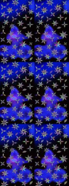 Şirin, zarif çiçekler Raster illüstrasyonu. Tekstil için figür. Davetiye ve kartpostal tasarımı için dekoratif çiçek unsurları. Poster ya da kapak için arka plan. Yapraklı çizim deseni.