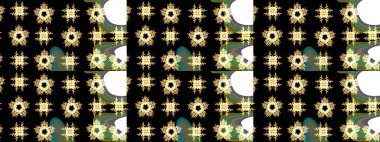 Güzel suluboya yaz çiçekleri deseni..