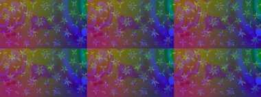 Tropik çiçek desenleri. Kahverengi renkli çiçekler. Raster illüstrasyonu.