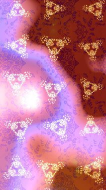 Renkli kar taneleri Raster çizimi. Raster pembesi, nötr ve kırmızı kar tanesi izole edilmiş. Güzel kış süsleri..