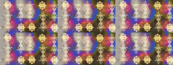 Renkli arka planda izole tatlı kar taneleri. Soyut mandala ya da tuhaf kar tanesi çizgisi sanat tasarımı. Raster illüstrasyonu.