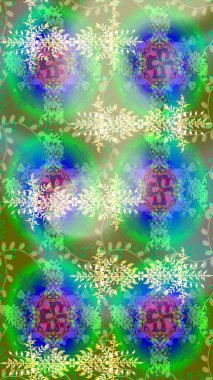 Kar taneli Noel arkaplanı. Kış soyut geçmişi. Raster illüstrasyonu. Raster Noel soyut renkli arkaplan ve düşen kar tanesi.