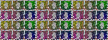 Çiçekli, suluboya desenli kusursuz çiçek deseni. Küçük çiçekte güzel bir çiçek deseni var. Raster deseni.