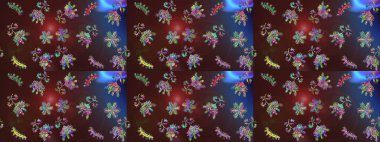 Modern soyut tasarım posteri, kapak, kahverengi, mor ve mavi renkli kart tasarımı. Kar taneleri tasarımı. Retro tarzı, kış elementleri. Moda olmuş kar taneleri ve elementler Memphis kartları.