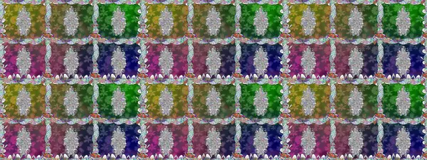 Çiçekli, suluboya desenli kusursuz çiçek deseni. Küçük çiçekte güzel bir çiçek deseni var. Raster deseni.