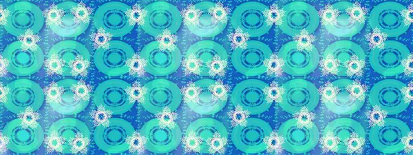 Mavi, yeşil ve nötr renklerde çiçekler. Raster illüstrasyonu. Kusursuz çiçek deseni duvar kağıdı için kullanılabilir.