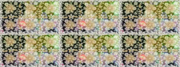 Duvar kâğıdı barok, İspanyol kumaşı. Kusursuz çiçek deseni. Tarafsız renklerde grafiksel modern kusursuz desen. Kusursuz raster arkaplanı.