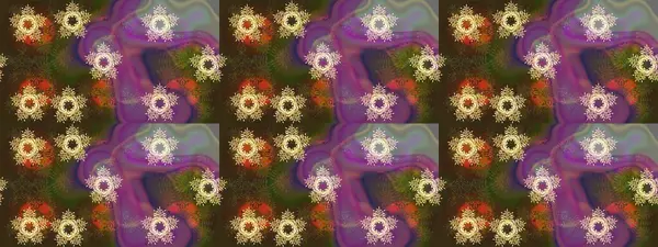 Güzel suluboya yaz çiçekleri deseni..