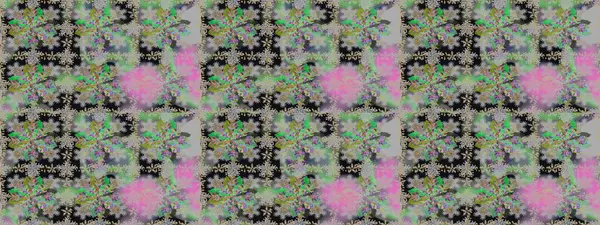 Şirin karalama çiçekleri olan kusursuz çiçek desenleri. Raster illüstrasyonu. Raster illüstrasyonu. El yapımı çiçek ve bitki koleksiyonu. Çizim stili gri renklerde.