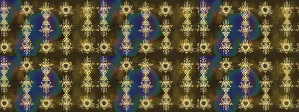 Raster illüstrasyonu. Renkli arka planda izole kar taneleri. Yüzey için tekrarlanan doku, ambalaj kağıdı, kahverengi, gri ve yeşil renkler. Kış kar tanesi, raster arkaplan.