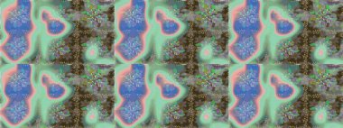 Tarafsız renklerde bir papatya deseni. Raster illüstrasyonu. Tarafsız renklerde.