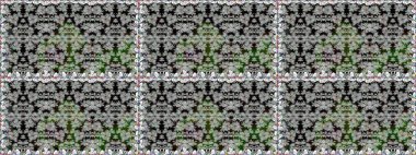 Raster illüstrasyonu. Çiçekli güzel suluboya desen. Gri renklerde.