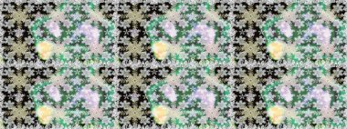 Barok tarzında kusursuz bir doğulu süsü. Raster geleneksel altın pürüzsüz desen nötr renkler üzerinde.