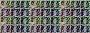 Küçük çiçekteki sevimli çiçek deseni. Raster illüstrasyonu. Soyut çiçek desensiz arkaplan. Raster deseni. Tarafsız renklerde.