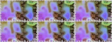 Tarafsız renklerde çiçekler. Düz Çiçek Elementleri Tasarımı. Sevimli çiçek raster deseni. Renkli Bahar Teması Kusursuz Arkaplan.