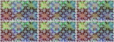 Tarafsız renklerde, altın elementlerle pürüzsüz bir desen. Şam tasarım için kusursuz desen.