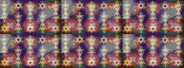 Renklere göre dizayn. Raster kış deseni. Raster illüstrasyonu. Çiçek Elementleri ile soyut arkaplan.