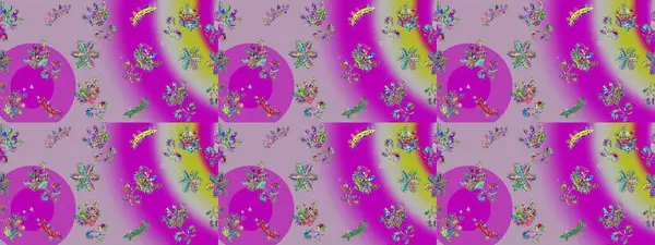 Tropik çiçekler. Tarafsız, mor ve morumsu renklerde çiçekler. Tişörtsüz arka plan deseni.