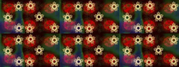 Kar taneleri deseni. Raster illüstrasyonu. Kar tanesi süsleme deseni. Arkaplanda soyut kar taneleri olan düz tasarım. Kar taneleri arkaplanı.