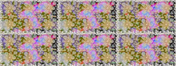 Altın elementlerle nötr renklerde altın desen. Süslü raster dekorasyonu. Barok tarzında duvar kağıdı tasarımı için kusursuz damaske deseni arkaplanı.