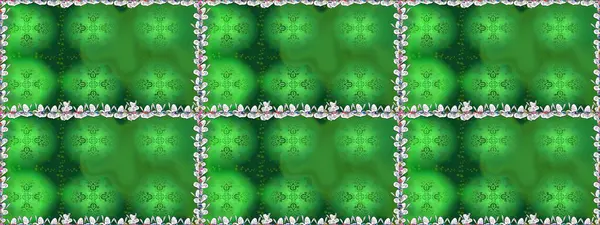 Yeşil renkli çiçekler. Yumuşak, yaz çiçekli arka plan. Raster çiçek desenli ve çiçekli..