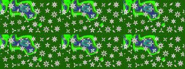 Çiçekli bahar çiçekleri. Küçük çiçekte güzel bir desen. Küçük renkli çiçekler. Moda baskıları için zarif bir şablon. Motley illüstrasyonu.