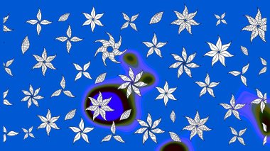 Düz Çiçek Elementleri Tasarımı. Renkli Bahar Teması eskiz kalıbı. Çiçekli eskiz arkaplanı. Çocuk stili.