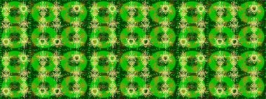 Stilize Çiçekler. Kumaş veya Duvar Kağıdı Tasarımı. Tekstil için Lacy Fashion Print. Lace Snowflakes 'in etnik kökü. Mandalas 'ın dekoratif dokusu. Raster illüstrasyonu. Halk Biçimi.