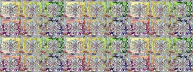 Raster çiçekli arka plan. Güzel, pürüzsüz bir desen. Düz Çiçek Elementleri Tasarımı. Yazdır. Güzel kumaş deseni. Renkli Yaz Temalı Kusursuz Arkaplan.