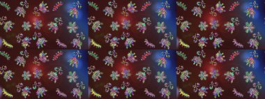 Desen snowflakes.raster Noel soyut renkli arka plan ile düşen kar tanesi. Raster illüstrasyon.