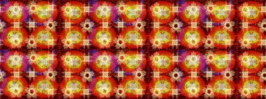 Kutlamanın sembolü. Yeni yıl tabelası. Raster illüstrasyonu. Noel tasarımı için. Kırmızı, turuncu ve sarı ikon silueti. Kar taneleri kışı kırmızı, turuncu ve sarı renklerde izole edilir.