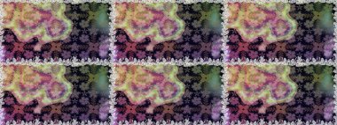 Çiçekli karalama şeklinde Raster çiçek deseni. Raster illüstrasyonu. Gri renkte yaz çiçekleri.