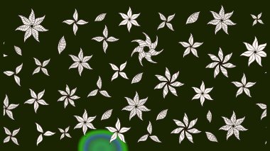 Gri renkli güzel bir tekstil. Raster illüstrasyonu. Suluboya çiçekli çiçek deseni.