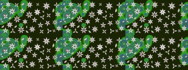 Manzaralı çiçek deseni. Çiçek kompozisyonu, el boyası, hassas şablon. Üst manzara, yumuşak gri renk tarzı. Sevgililer günü ve tebrik kartı konsepti için şık bir davet.