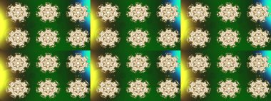 Raster illüstrasyonu. Kar taneleri altın renklerde izole edilmiş. Kar Tanesi Simgesi. Raster illüstrasyonu.