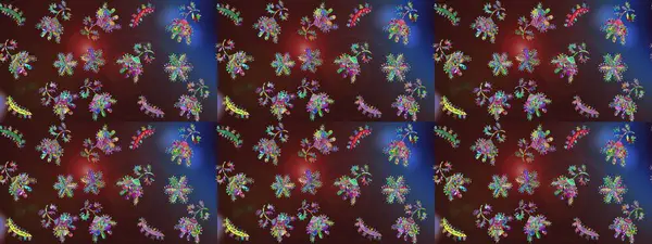 Desen snowflakes.raster Noel soyut renkli arka plan ile düşen kar tanesi. Raster illüstrasyon.