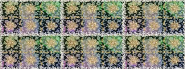 Gri renklerde, altın elementlerle kusursuz desen. Kusursuz klasik raster altın desenli. Geleneksel oryantasyon süsü. Klasik vintage arkaplan.