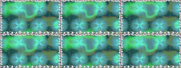 Kusursuz çiçek deseni duvar kâğıdı olarak kullanılabilir. Mavi renkli çiçekler. Raster illüstrasyonu.