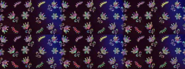 Raster illüstrasyonu. Egzotik çiçekler, kahverengi, siyah ve mavi renkler üzerine botanik, parlak klasik doğa. Klasik tropikal doğal elementlerin suluboya seti.