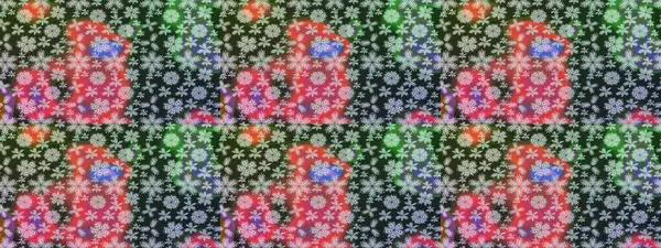 Raster illüstrasyonu. Çiçek deseni. Renkli Bahar Teması eskiz kalıbı. Chichi 'nin kumaş kalıbını çiz. Düz Çiçek Elementleri Tasarımı.