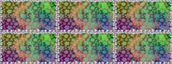 Renkli Yaz Temalı Kusursuz Arkaplan. Raster çiçekli arka plan. Güzel kumaş deseni. Düz Çiçek Elementleri Tasarımı. Yazdır. Sevimli, pürüzsüz desen.