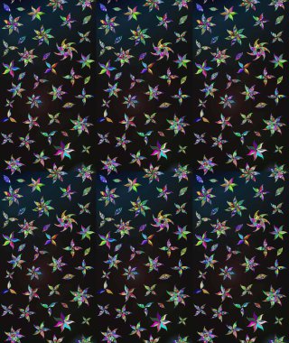 Renkli Bahar Teması eskiz kalıbı. Çiçekli çizim şekli. Düz Çiçek Elementleri Tasarımı. Gri renkli çiçekler.